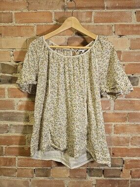 Noa Noa Floral Blouse — EU 38 (Medium But Fits Like a Large)